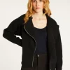 Montagut Asymmetrical wool and cashmere zip jacket - Gwenn