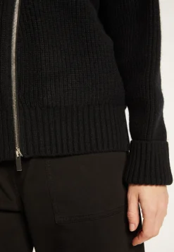 Montagut Asymmetrical wool and cashmere zip jacket - Gwenn
