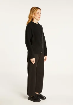 Montagut Asymmetrical wool and cashmere zip jacket - Gwenn