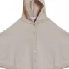 Montagut Baby poncho in 100% organic cotton - Flore