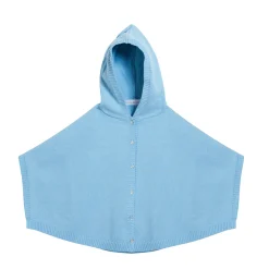 Montagut Baby poncho in 100% organic cotton - Flore