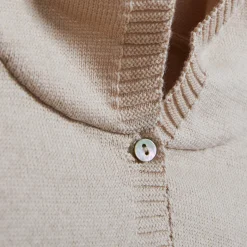Montagut Baby poncho in 100% organic cotton - Flore