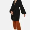 Montagut Balloon sleeve buttoned mohair coat - Galilee