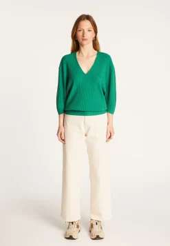 Montagut Balloon sleeve sweater in wool blend - Rooney