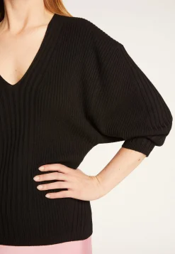 Montagut Balloon sleeve sweater in wool blend - Rooney