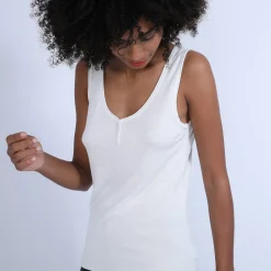 Montagut Bamboo cachemere tank top - Hoatti