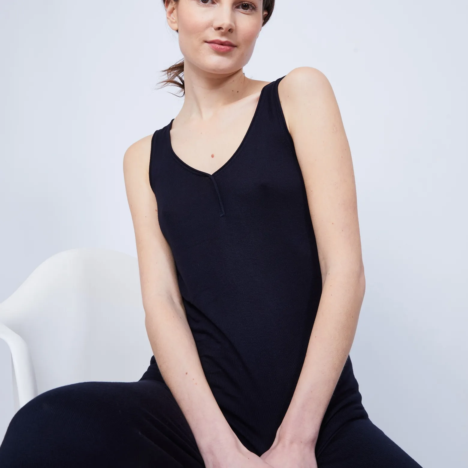 Montagut Bamboo cachemere tank top - Hoatti