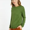 Montagut Bamboo cashmere scoop-neck T-shirt - Aelia