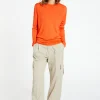 Montagut Bamboo cashmere scoop-neck T-shirt - Aelia