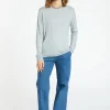 Montagut Bamboo cashmere scoop-neck T-shirt - Aelia