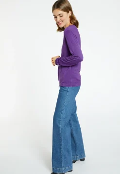 Montagut Bamboo cashmere scoop-neck T-shirt - Aelia