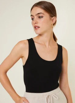 Montagut Bamboo cashmere tank top - Aetim