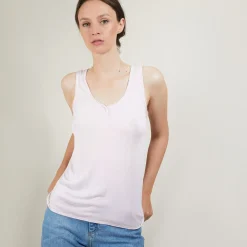 Montagut Bamboo cashmere tank top - Aetim
