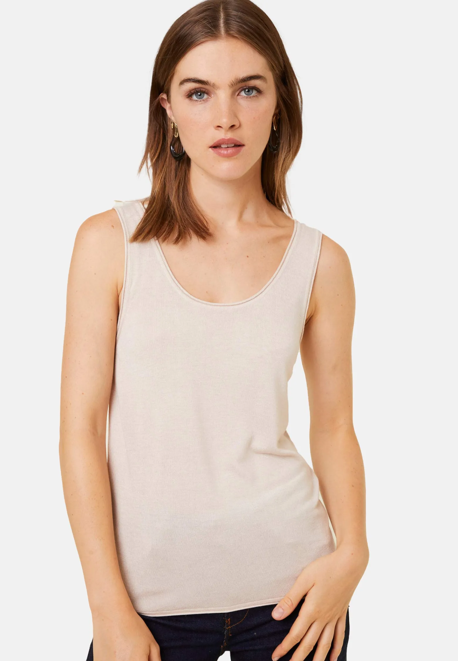 Montagut Bamboo cashmere tank top - Aetim