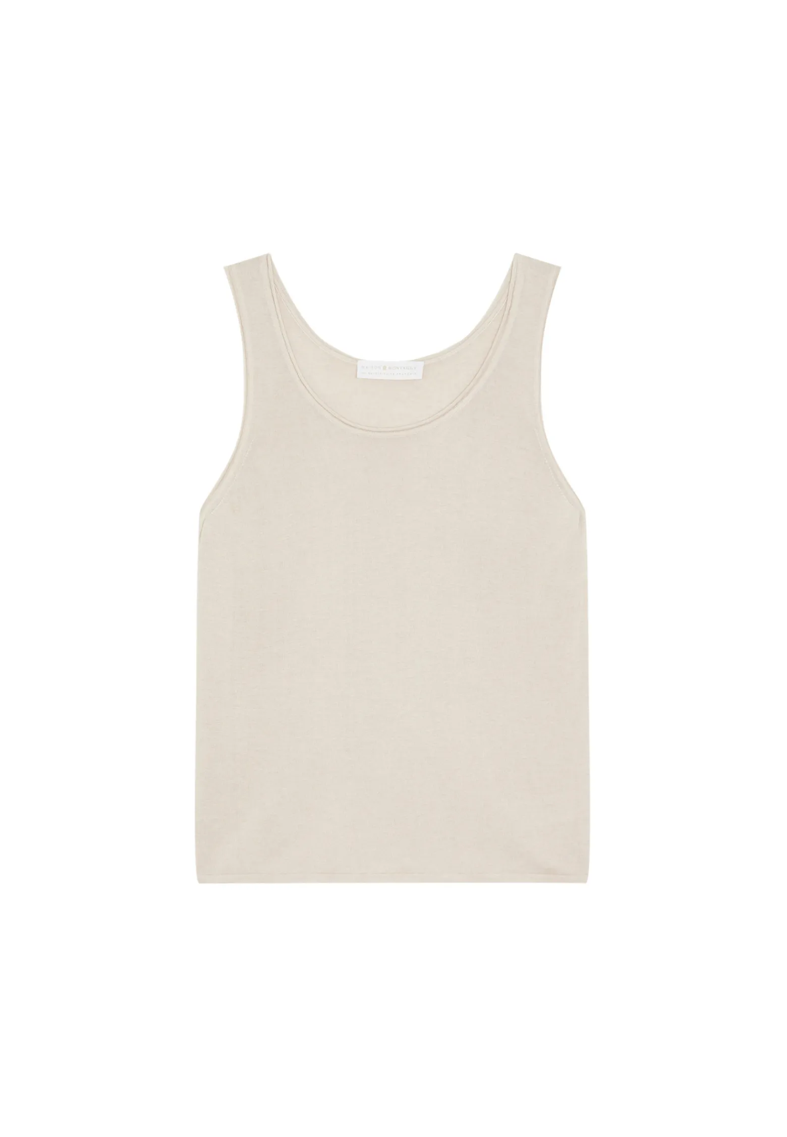 Montagut Bamboo cashmere tank top - Aetim