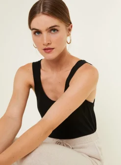 Montagut Bamboo cashmere tank top - Aetim