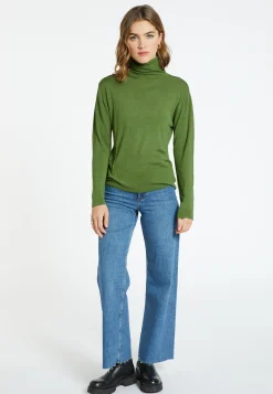 Montagut Bamboo cashmere turtleneck t-shirt - Aéris