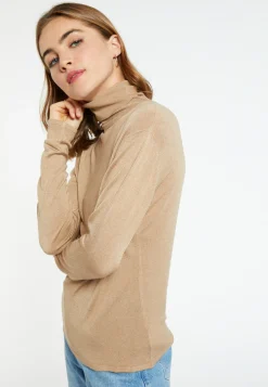 Montagut Bamboo cashmere turtleneck t-shirt - Aéris