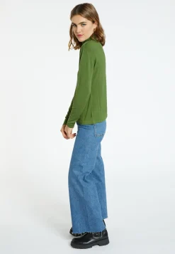Montagut Bamboo cashmere turtleneck t-shirt - Aéris
