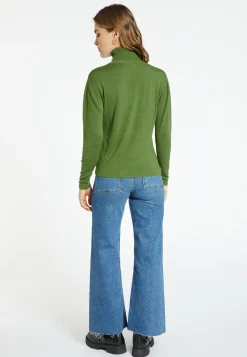 Montagut Bamboo cashmere turtleneck t-shirt - Aéris