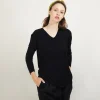 Montagut Bamboo Cashmere V-neck sweater - Barbarra