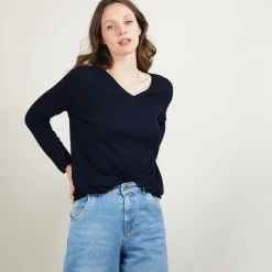 Montagut Bamboo Cashmere V-neck sweater - Barbarra