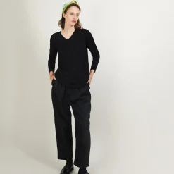 Montagut Bamboo Cashmere V-neck sweater - Barbarra