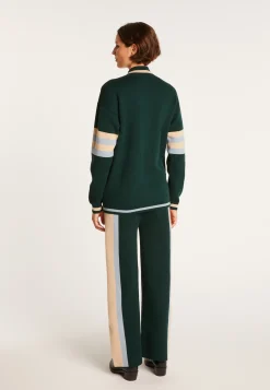 Montagut Baseball jacket in cotton cashmere - Perline