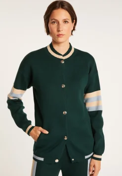 Montagut Baseball jacket in cotton cashmere - Perline