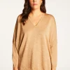 Montagut Batwing sleeve wool and lurex sweater - Boxe Lux