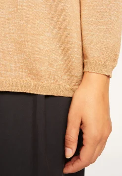 Montagut Batwing sleeve wool and lurex sweater - Boxe Lux