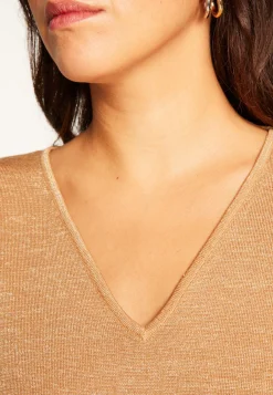 Montagut Batwing sleeve wool and lurex sweater - Boxe Lux