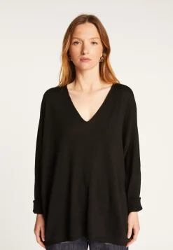 Montagut Batwing sleeve wool sweater - Boxe