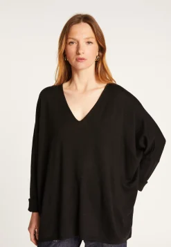 Montagut Batwing sleeve wool sweater - Boxe
