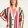 Montagut Bayadere striped wool vest - Romy