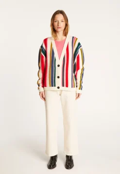 Montagut Bayadere striped wool vest - Romy