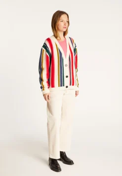 Montagut Bayadere striped wool vest - Romy