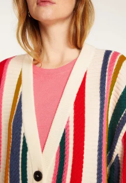 Montagut Bayadere striped wool vest - Romy