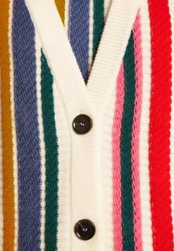 Montagut Bayadere striped wool vest - Romy