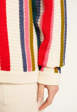 Montagut Bayadere striped wool vest - Romy