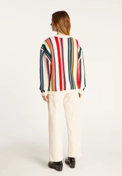 Montagut Bayadere striped wool vest - Romy