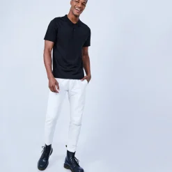 Montagut Black Fil Lumière polo shirt - Lyam