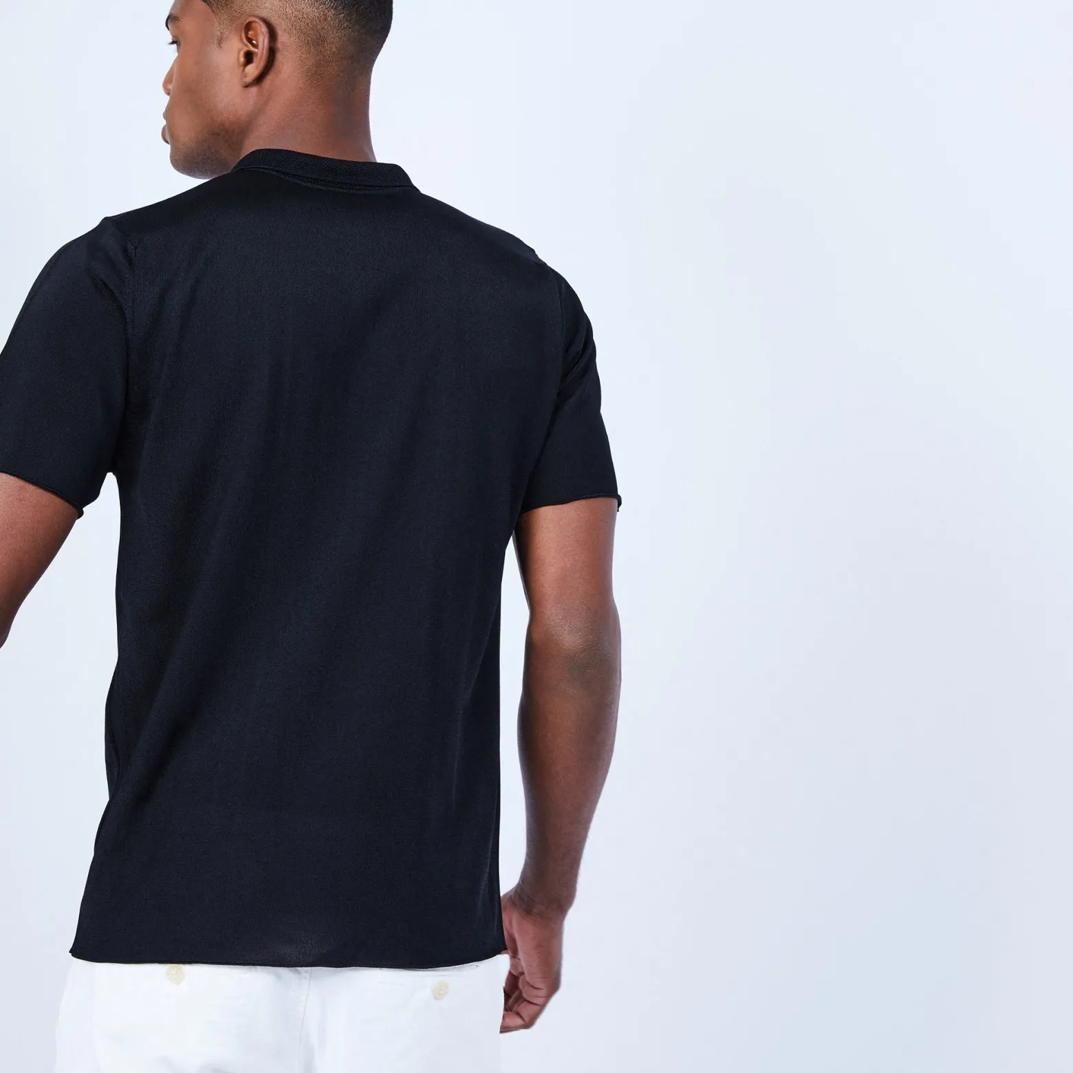 Montagut Black Fil Lumière polo shirt - Lyam