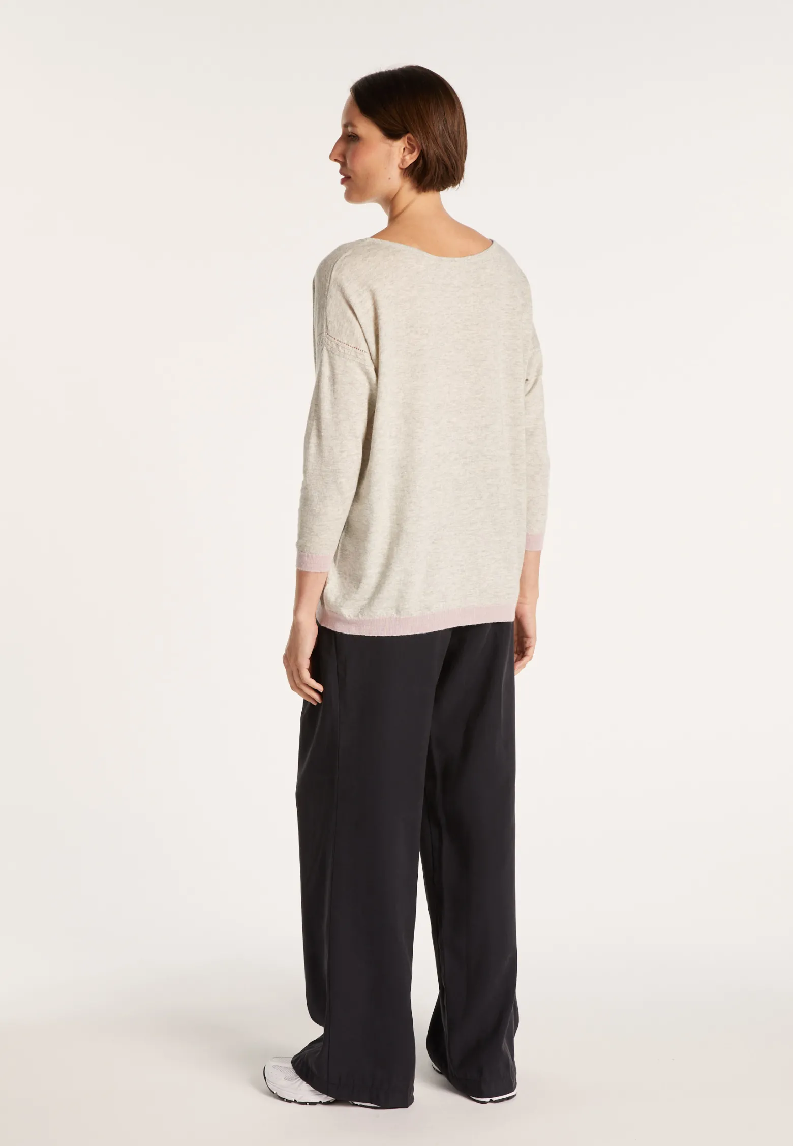 Montagut Boat-neck jumper in cashmere and linen - JACOTTE