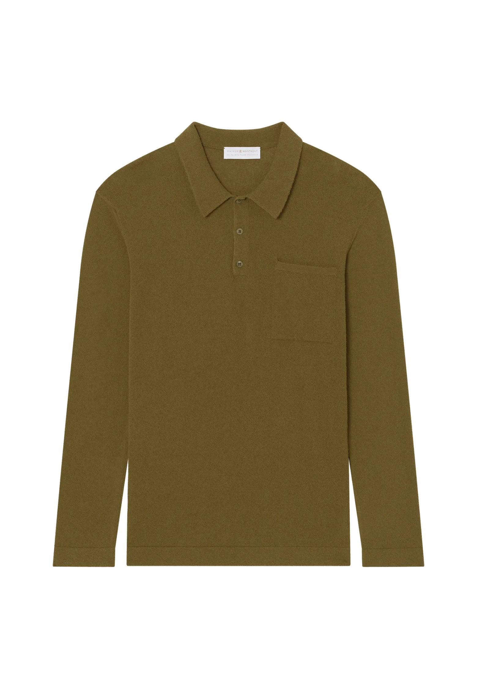 Montagut Brushed Cotton Long Sleeve Polo - Donovan