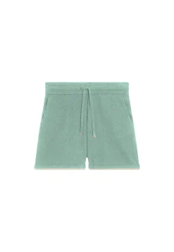 Montagut Brushed cotton pocket shorts - Maze