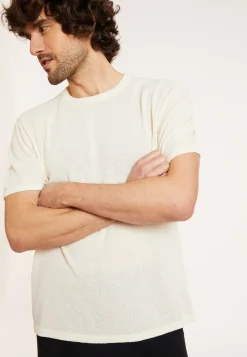 Montagut Brushed cotton round neck T-shirt - Don