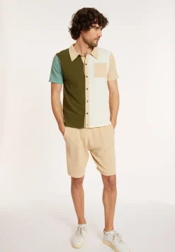 Montagut Brushed cotton short sleeve shirt - Donald