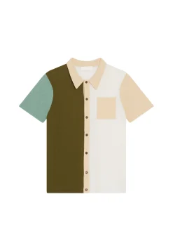 Montagut Brushed cotton short sleeve shirt - Donald