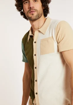 Montagut Brushed cotton short sleeve shirt - Donald